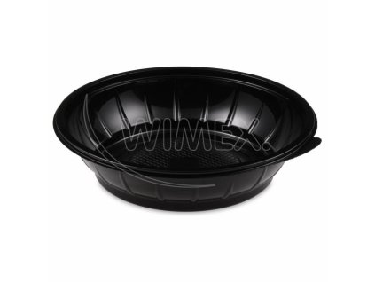 Salátová miska (rPET) černá Ø230mm 1000ml [50 ks]