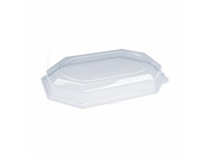 Víčko vypouklé (rPET) průhledné pro podnos 74945 [10 ks]