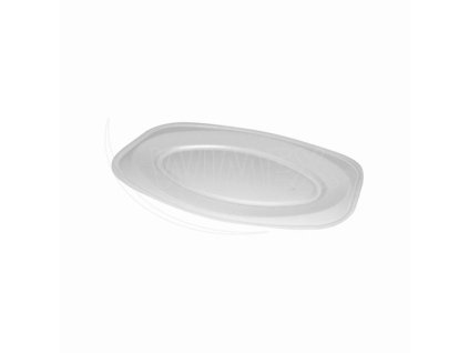Podnos (XPS) oválný bílý 45 x 30,5 cm [10 ks]