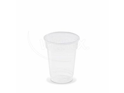 Kelímek (rPET) čirý Ø78mm 0,2L [50 ks]