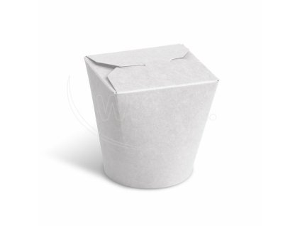 Food box Asia (PAP FSC Mix/PE) nepromastitelný bílý 750ml/26oz [50 ks]
