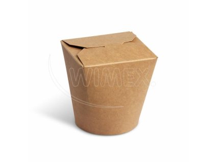 Food box Asia (PAP FSC Mix/PE) nepromastitelný kraft 750ml/26oz [50 ks]