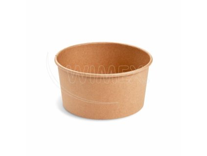 Papírová miska (PAP/PE) kraft Ø150mm 1000ml [50 ks]