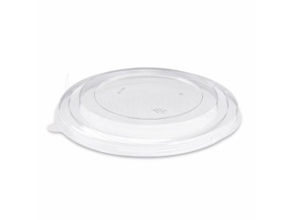 Víčko (rPET) průhledné pro papírovou misku Ø185mm [50 ks]