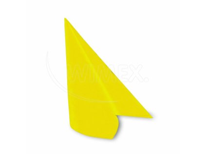 Ubrousek (PAP-Airlaid FSC Mix) PREMIUM Dekor-R žlutý 40 x 40 cm [50 ks]