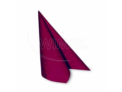 Ubrousek (PAP-Airlaid FSC Mix) PREMIUM Dekor-R bordový 40 x 40 cm [50 ks]