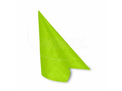 Ubrousek (PAP-Airlaid FSC Mix) PREMIUM Dekor-R žlutozelený 40 x 40 cm [50 ks]