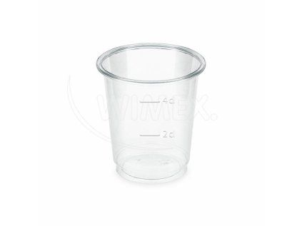 Kelímek (PLA) čirý Ø48mm 2cl/4cl [40 ks]