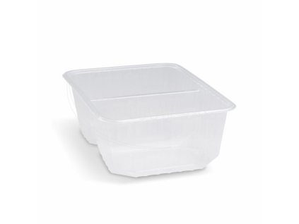 Vanička (PP) hranatá 2dílná průhledná 186 x 133 mm 1000ml [50 ks]