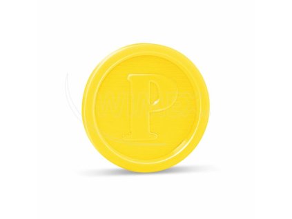 Žeton (PS) žlutý Ø23mm [100 ks]