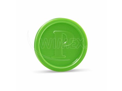 Žeton (PS) zelený Ø23mm [100 ks]
