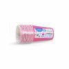 Papírový kelímek (FSC Mix/PE) fuchsia Ø74mm 240ml [10 ks]