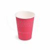 Papírový kelímek (FSC Mix/PE) fuchsia Ø74mm 240ml [10 ks]