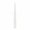 Svíčka kónická bílá Ø23 x 245 mm 8h. [10 ks]