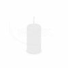 Svíčka válcová bílá Ø40 x 80 mm 10h. [4 ks]
