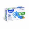 Rukavice (Nitril) nepudrovaná modrá `M` [100 ks]