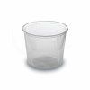 Miska (PP) kulatá průhledná Ø101mm 400ml [100 ks]