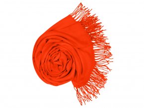 Pashmina Carlo Romani P72 (červeno oranžová)