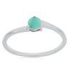 STŘÍBRNÝ PRSTEN SE SMARAGDEM SARAH