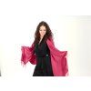 Pashmina Carlo Romani P103 (malinová) modelka (4)