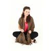 Pashmina Carlo Romani P3 (hnědá) modelka (4)