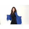 Pashmina Carlo Romani P17 (modrá) modelka (5)
