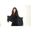 Pashmina Carlo Romani P1 (černá) modelka (2)
