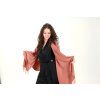 Pashmina Carlo Romani P106 (pudrová) modelka (3)