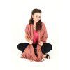 Pashmina Carlo Romani P106 (pudrová) modelka (4)