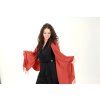 Pashmina Carlo Romani P112 (rezavá) modelka (3)