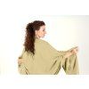 Pashmina Carlo Romani P26 (jemná mocca) modelka