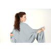 Pashmina Carlo Romani P45 (jemně šedá) modelka (4)