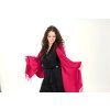 Pashmina Carlo Romani P48 (fuchsiová) modelka (3)