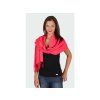 Pashmina Carlo Romani P132 (tmavě růžová) modelka