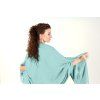Pashmina Carlo Romani P54 (blankytně modrá) modelka