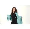 Pashmina Carlo Romani P54 (blankytně modrá) modelka (2)