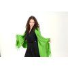 Pashmina Carlo Romani P62 (světle zelená) modelka (2)