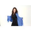 Pashmina Carlo Romani P64 (modrofialová) modelka (3)