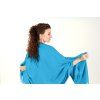 Pashmina Carlo Romani P43 (modro tyrkysová) modelka