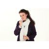 PasHmina Carlo Romani P82 (perlová bílá) modelka (2)