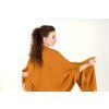 Pashmina Carlo Romani P128 (okrová) modelka (2)