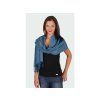 Pashmina Carlo Romani P129 (šedo modrá) modelka