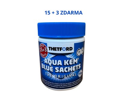 Thetford aqua kem blue sachets 15+3