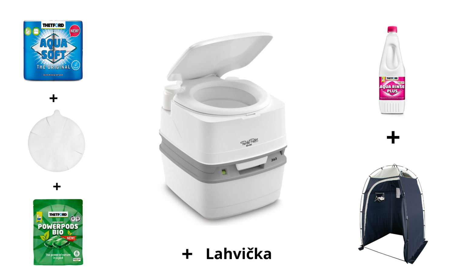 Thetford set WC do přírody Výhodná sada s chemií