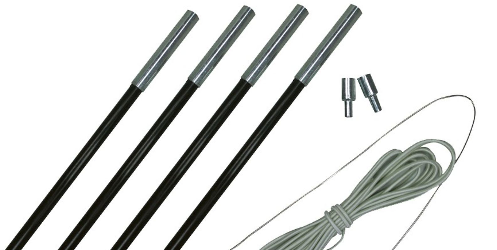 Eurotrail Sklolaminátové tyče na oblouk, sada Délka: 400/450cm