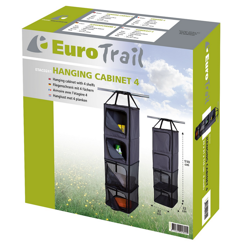 Eurotrail Skříňka na pověšení se 4 přihrádkami