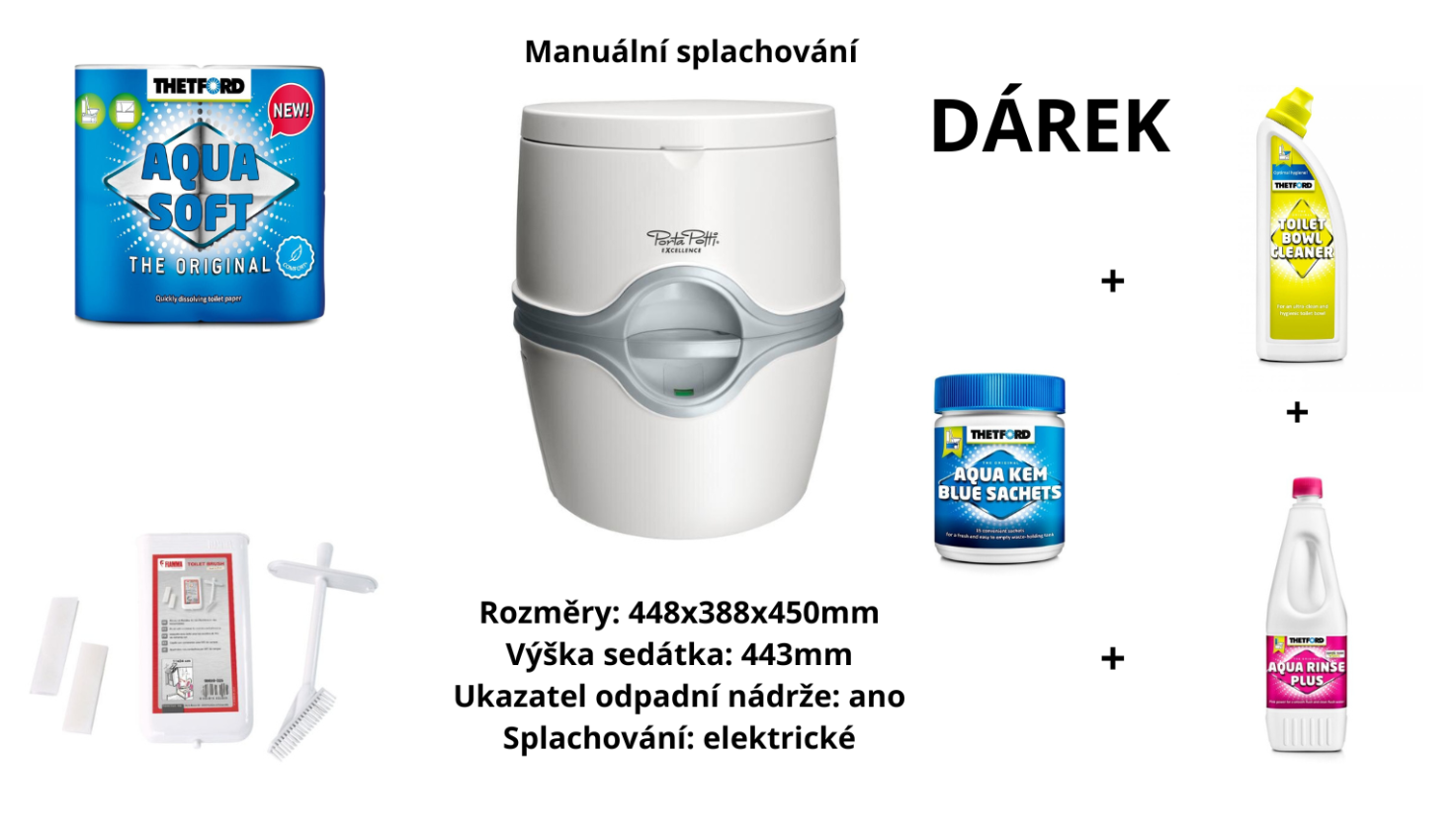 Thetford set WC Pro seniory 2 Výhodná sada s chemií