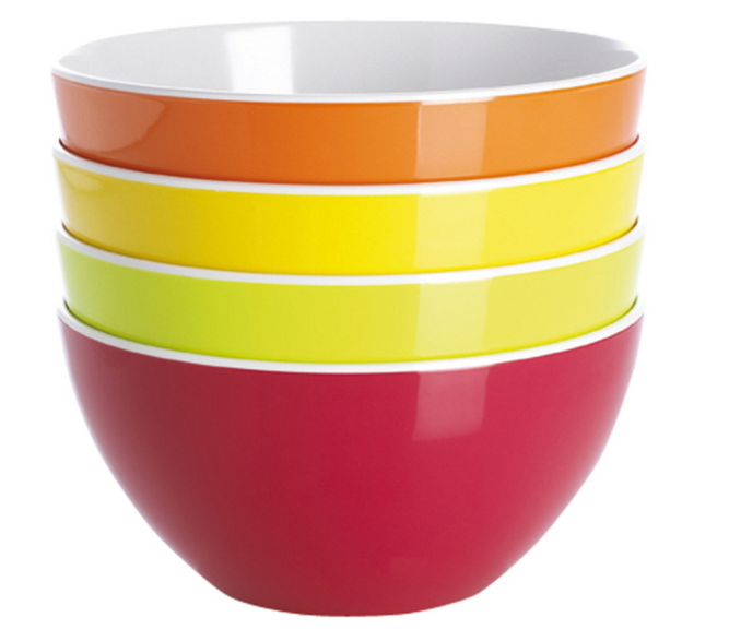 Sada misek Gimex Rainbow 4-dílná