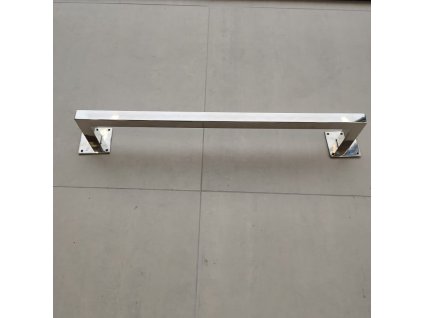 982 drazek do sciany srebrny waski