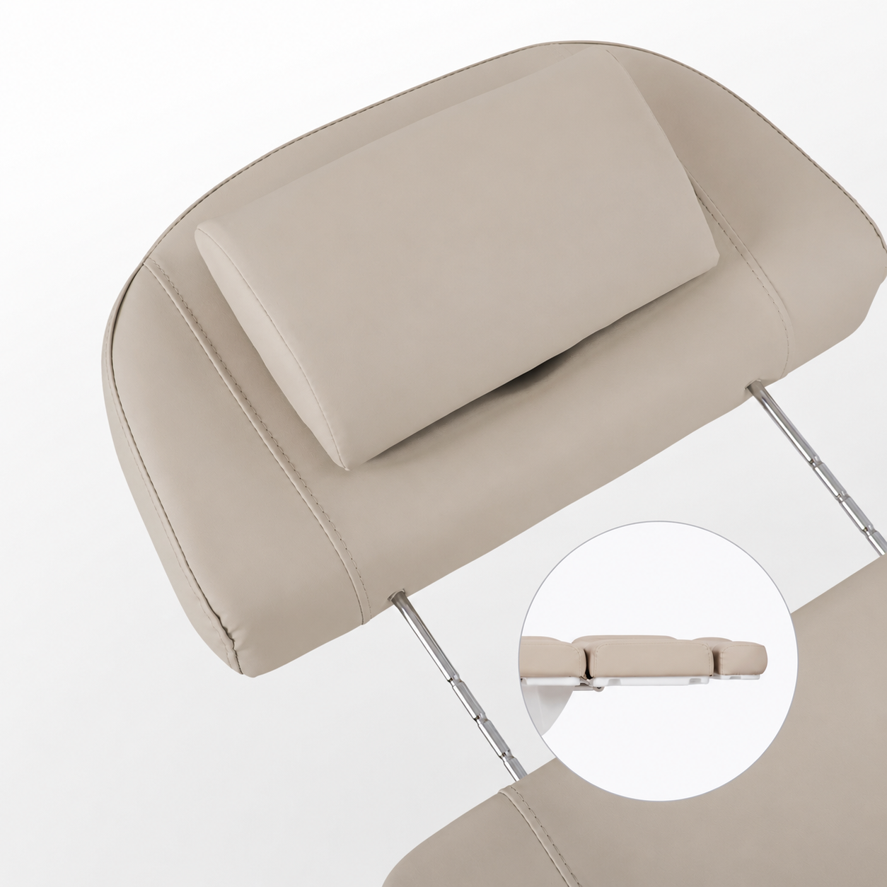 Detail opierky ruky lehátka Tavia Beige
